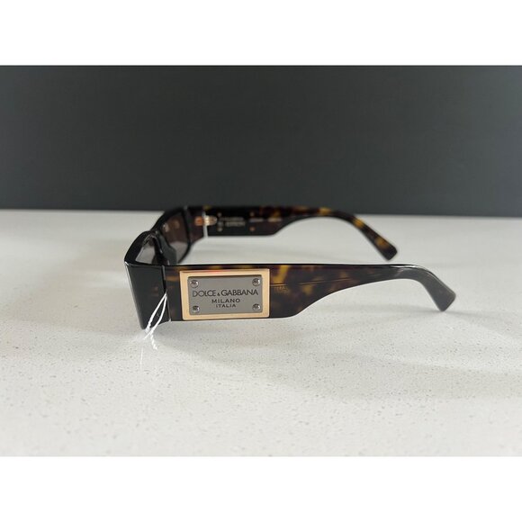 Dolce & Gabbana Brown tortoiseshell Re-Edition sunglasses DG4444 - Picture 4 of 8